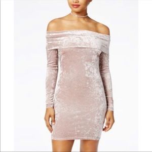 NWOT Material girl velvet bodycon dress